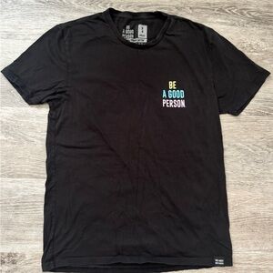 Be A Good Person Black Short Sleeve Tee